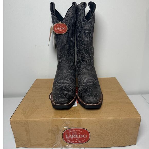 Laredo Mens Western Jessco Leather Boot Mens Size 9, NIB main image 9